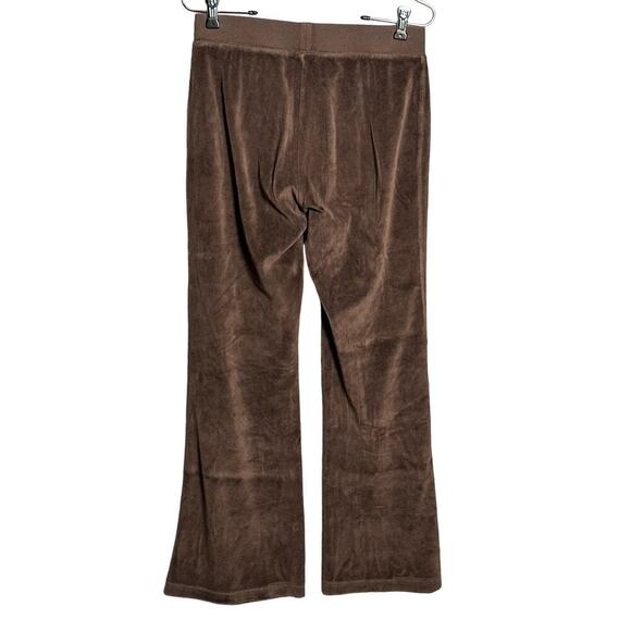 Sunday Best Aritzia Sz S Flared Velour Pull-On Lounge Pants Mocha Comfort Cozy - Picture 2 of 9